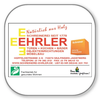 Schreinerei Ehrler